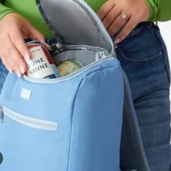 JuneShine Blue Insulated Cooler Backpack - Picture 1 of 6